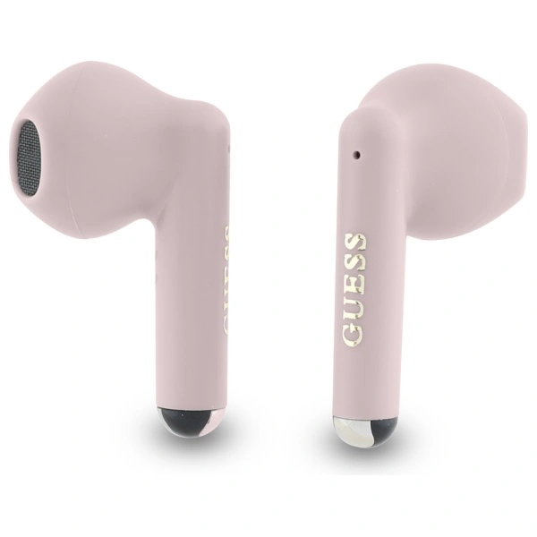 Kryt Guess Bluetooth wireless in-ear headphones GUTWSJ14ESGP TWS + docking station Printed Classic Logo pink