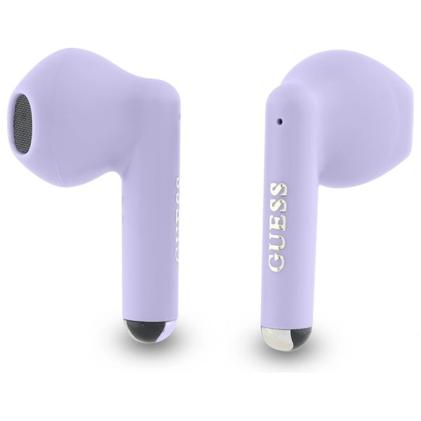 Kryt Guess Bluetooth wireless in-ear headphones GUTWSJ14ESGU TWS + docking station Printed Classic Logo purple