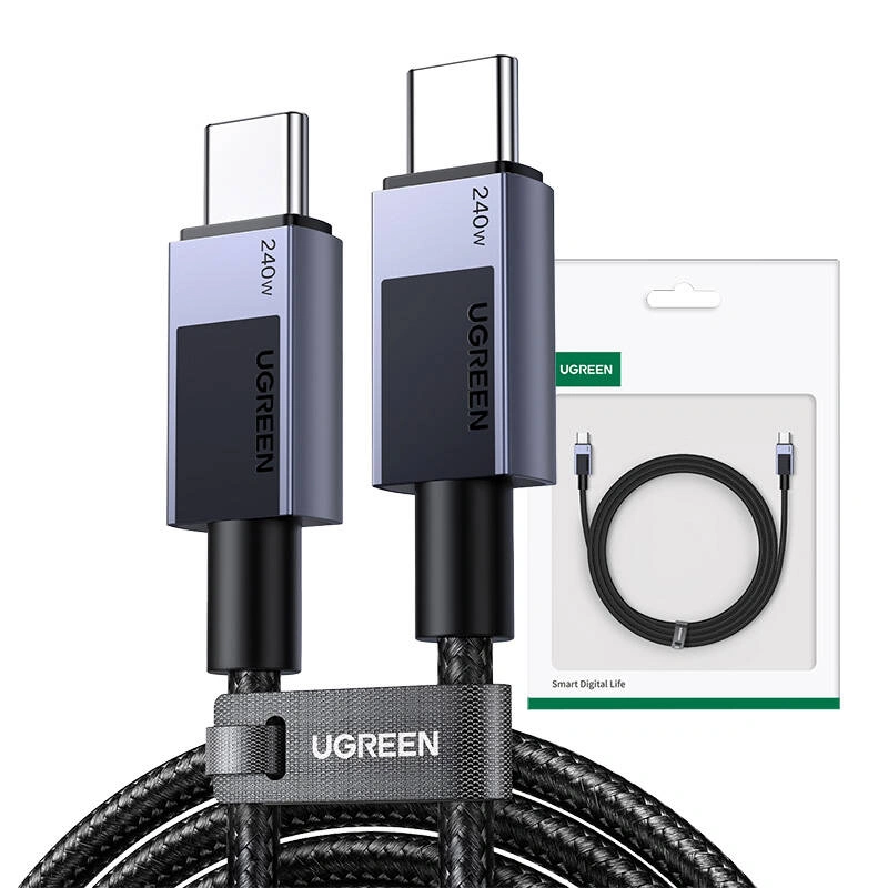UGREEN L513 USB-C / USB-C cable PD 240W 2m (grey)