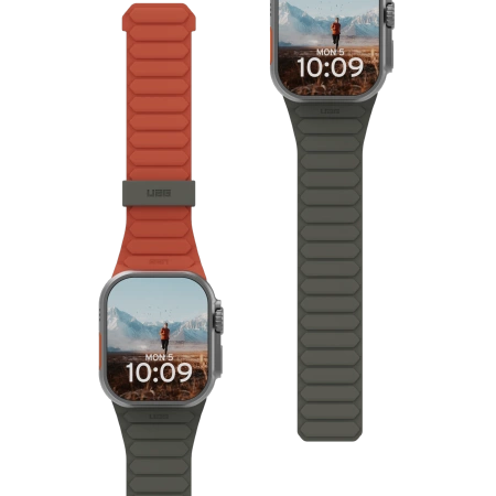UAG Urban Armor Gear Pathfinder Apple Watch 4/5/6/7/SE/SE2/8/9/10/Ultra 1/2 44/45/49mm red