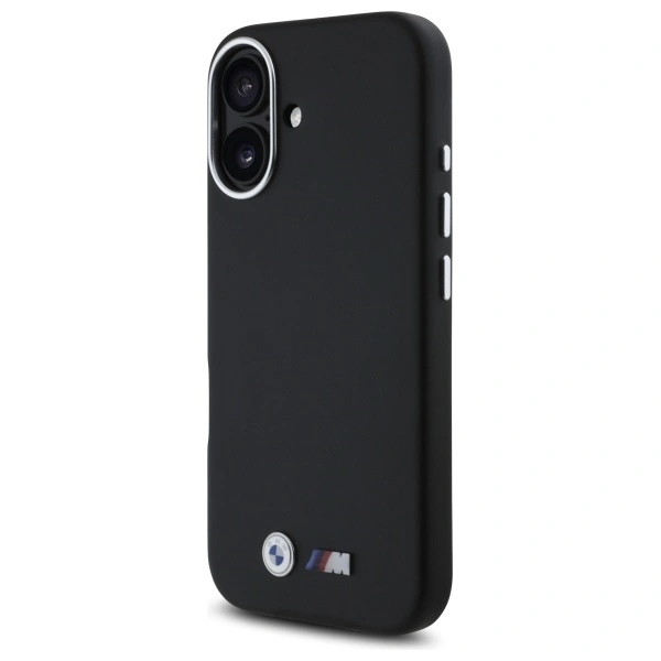 Kryt BMW BMHCP16S23PMWK Apple iPhone 16 hardcase M Smooth Full Wrapped Metal black