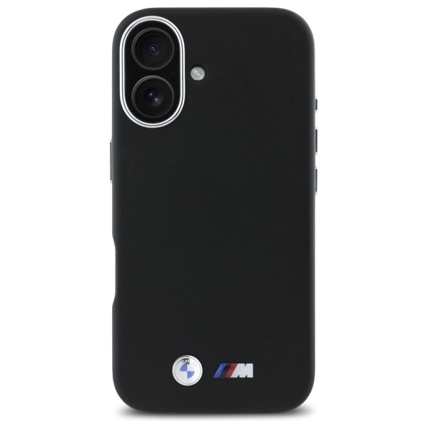 Kryt BMW BMHCP16S23PMWK Apple iPhone 16 hardcase M Smooth Full Wrapped Metal black