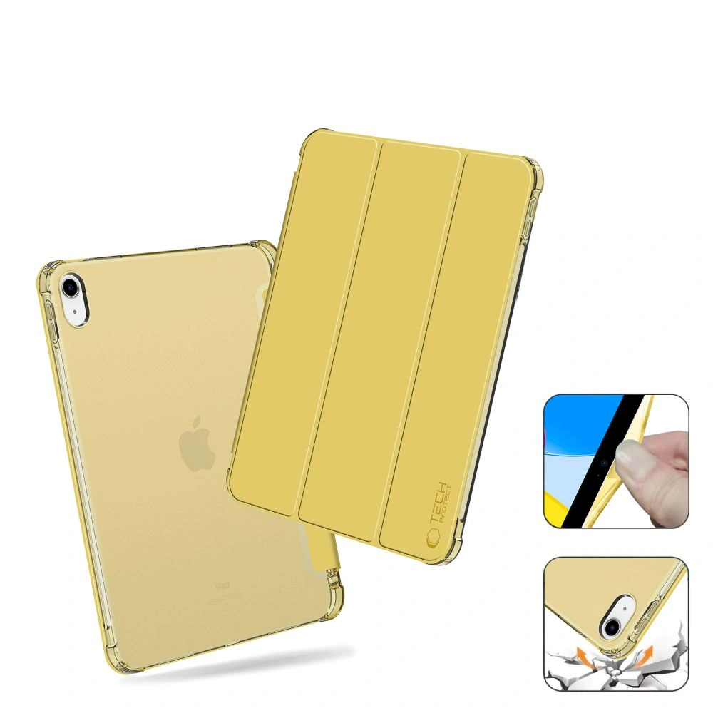 Kryt Tech-Protect SmartCase Pen Hybrid Apple iPad 10.9" 2022 / 11" 2025 Crystal Yellow