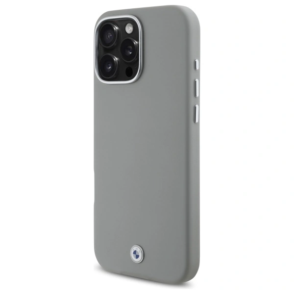 Kryt BMW BMHMP16X23PUFWG Apple iPhone 16 Pro Max hardcase Sign Full Wrapped Metal MagSafe grey