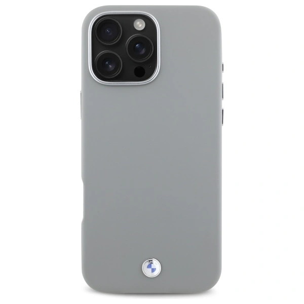 Kryt BMW BMHMP16X23PUFWG Apple iPhone 16 Pro Max hardcase Sign Full Wrapped Metal MagSafe grey