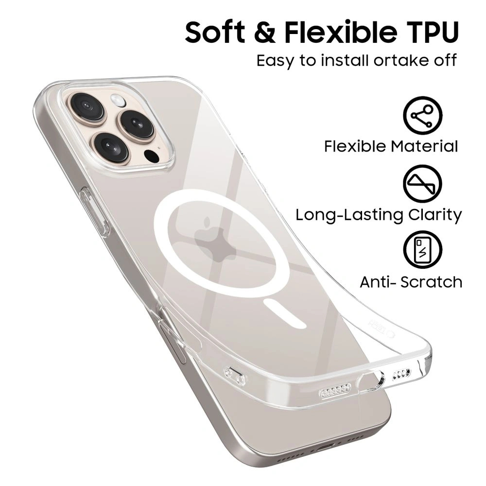 Kryt Tech-protect Flexair MagSafe Apple iPhone 16 Pro Max Clear