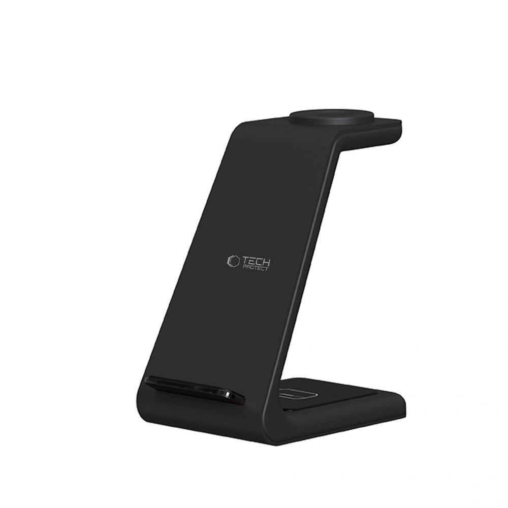 Bezdrátová nabíječka Tech-Protect QI15W-A36 3in1 Wireless Charger For Apple Black