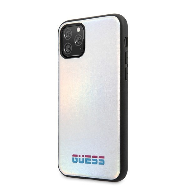 Kryt Guess GUHCN58BLD iPhone 11 Pro silver hard case Iridescent
