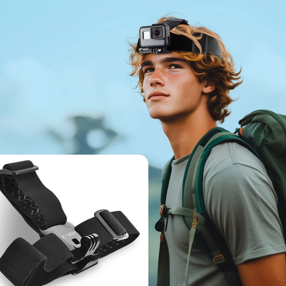 Kryt Tech-Protect GA100 Head Mount GOPRO / DJI Black