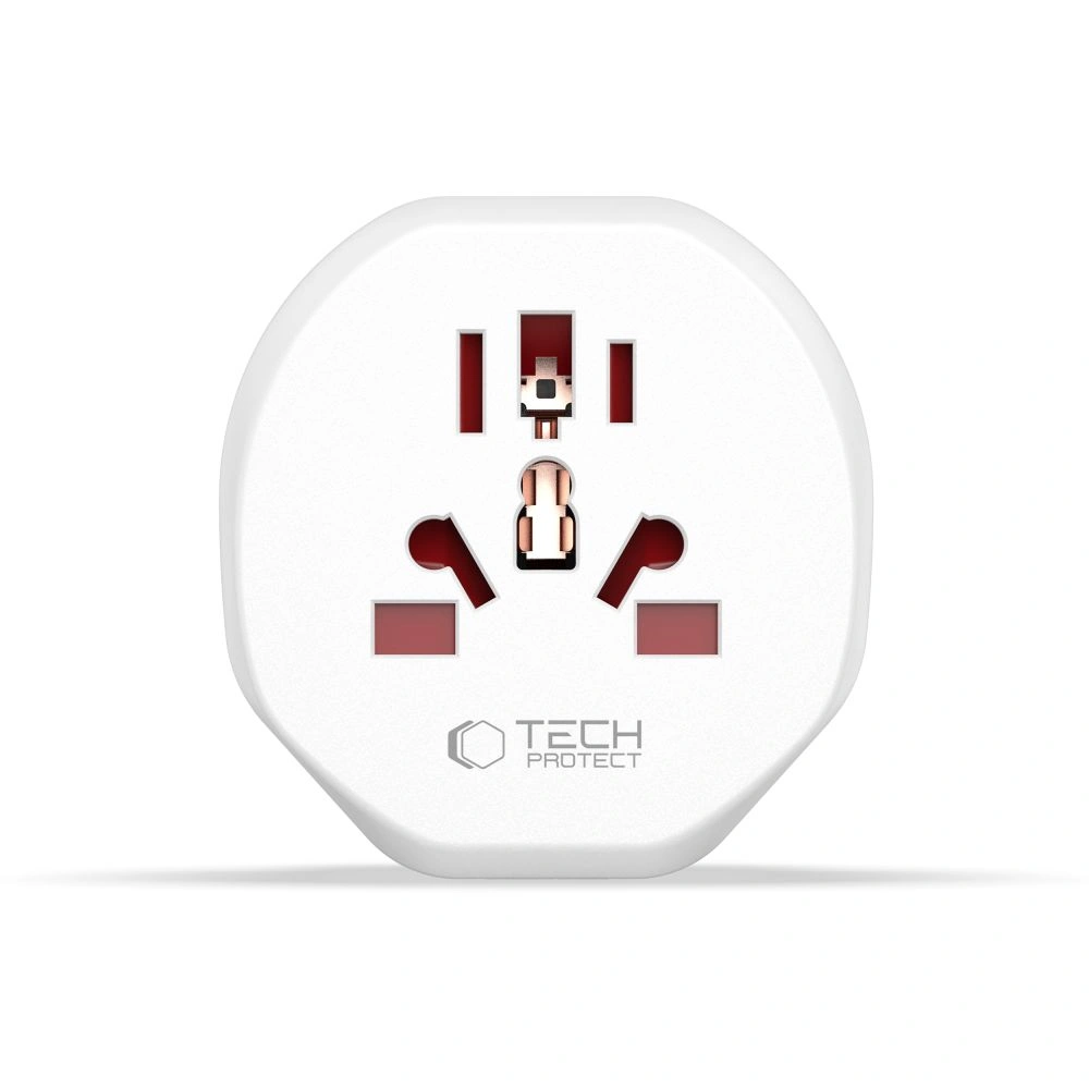 Síťová nabíječka Tech-Protect Universal Travel Adapter From EU White