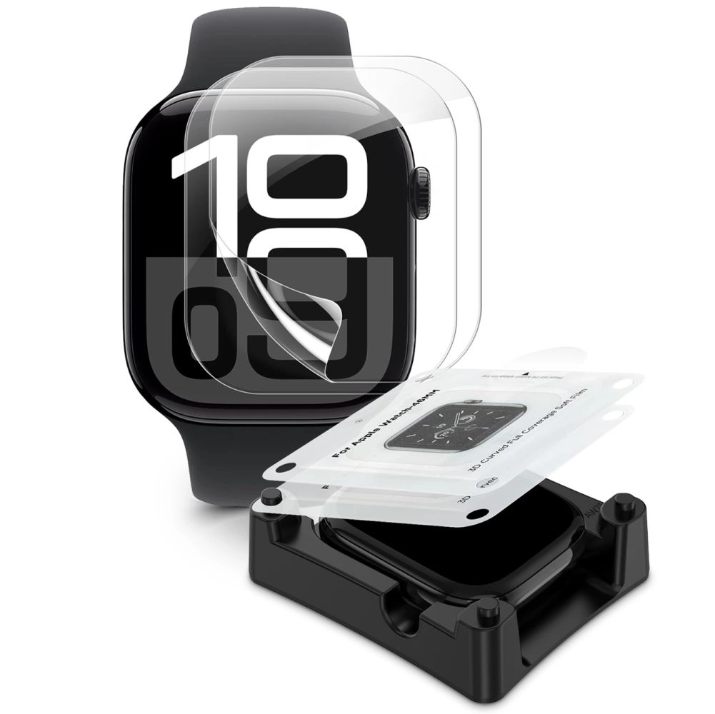 Hydrogel film Tech-Protect Supreme Set Apple Watch 10 / 11 42mm Clear [2 PACK]