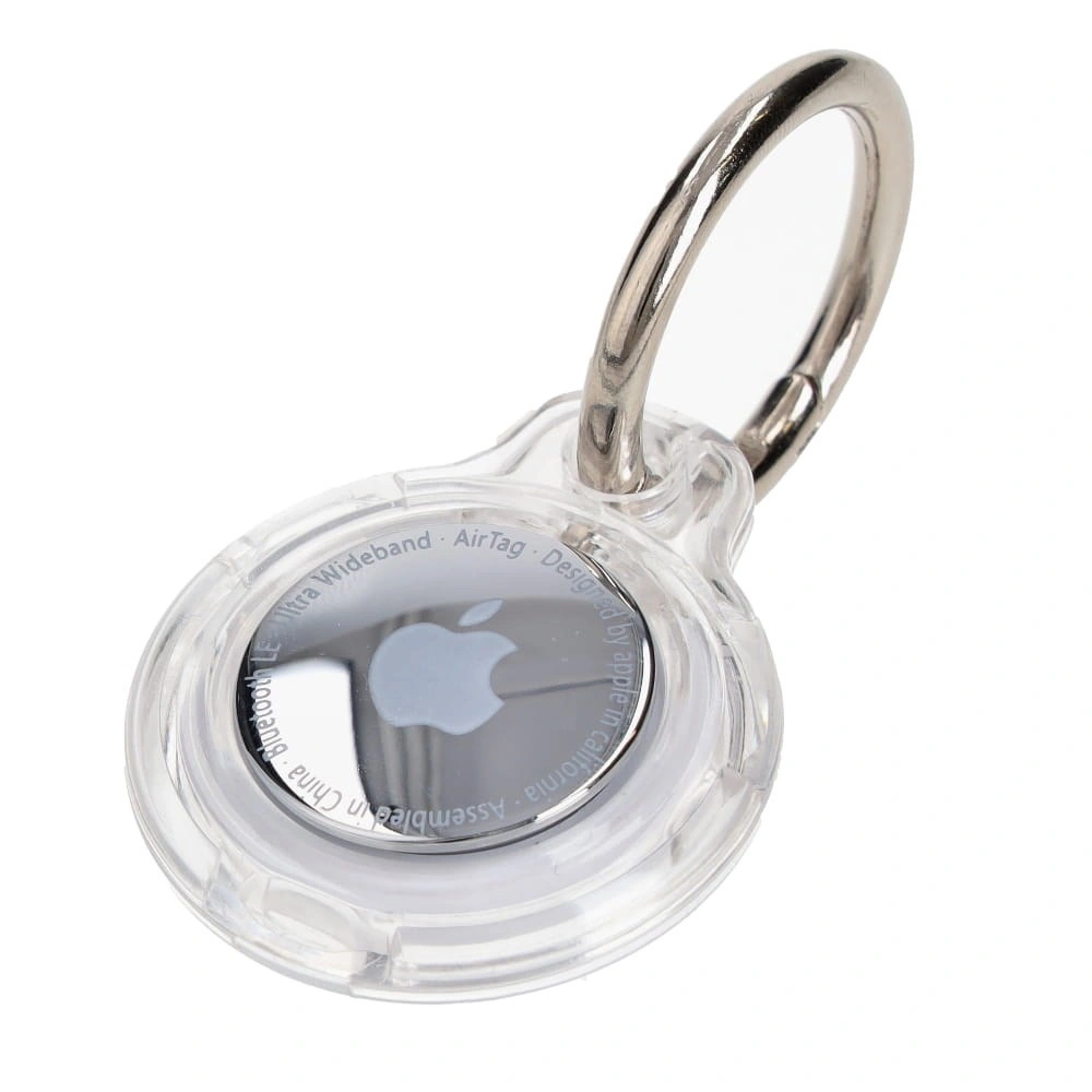 Kryt Bizon Case Locator Keychain Apple AirTag clear