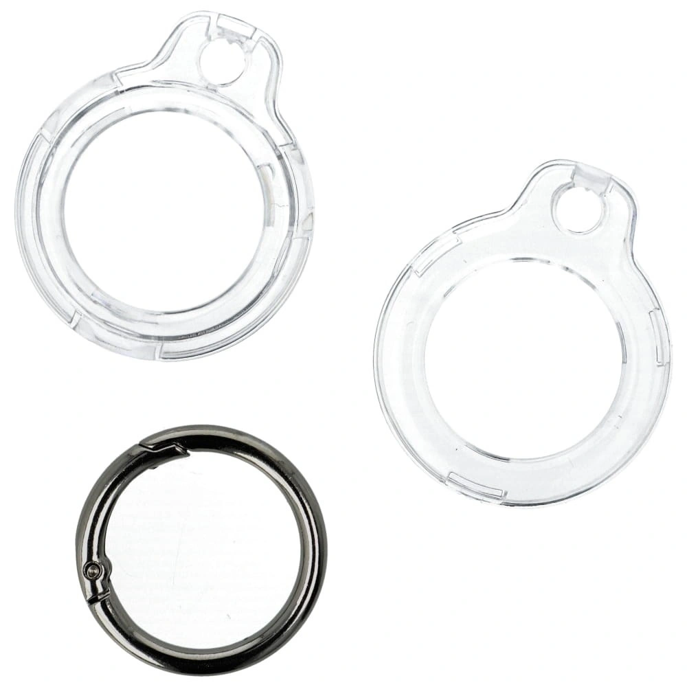 Kryt Bizon Case Locator Keychain Apple AirTag clear