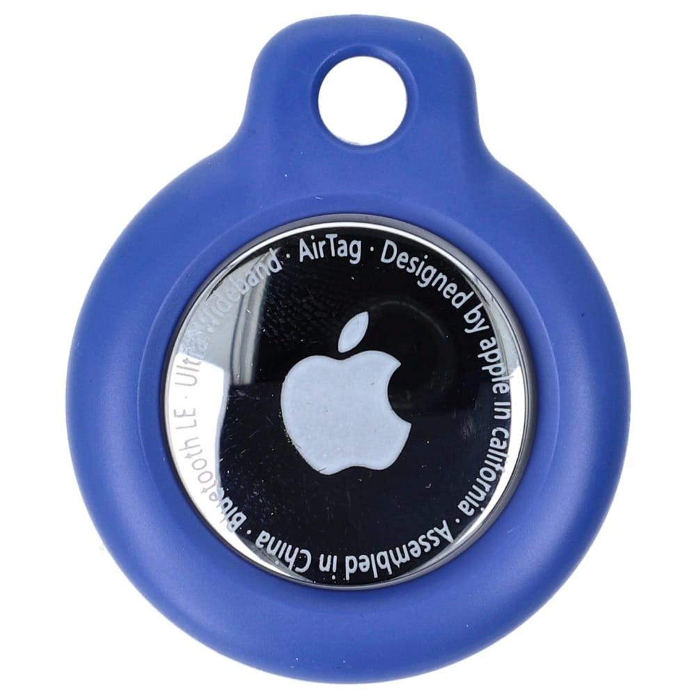 Kryt Bizon Case Locator Keychain Apple AirTag blue