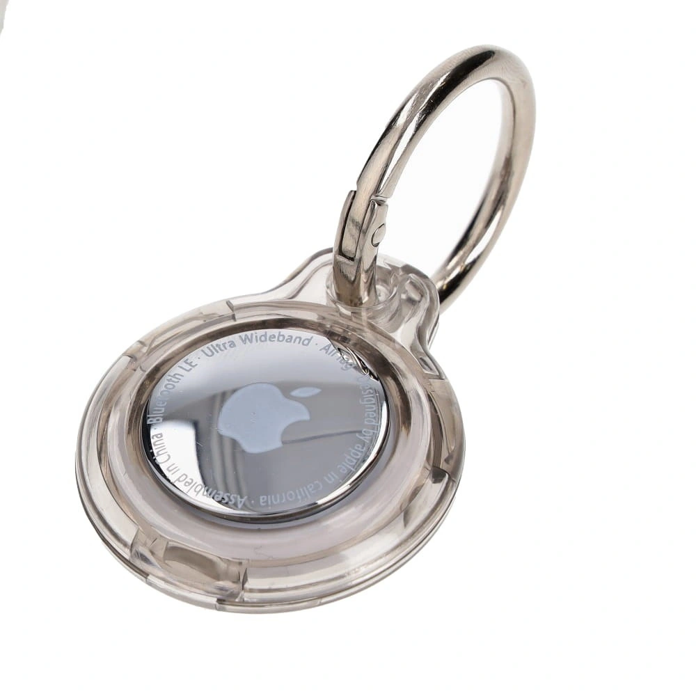Kryt Bizon Case Locator Keychain Apple AirTag clear-black