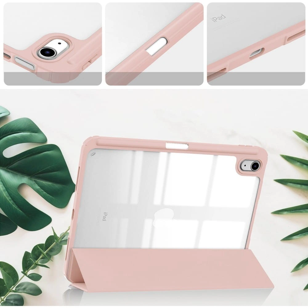 Kryt Bizon Case Tab Clear Matt Apple iPad 10.9" 2022 / 11" 2025 rose gold