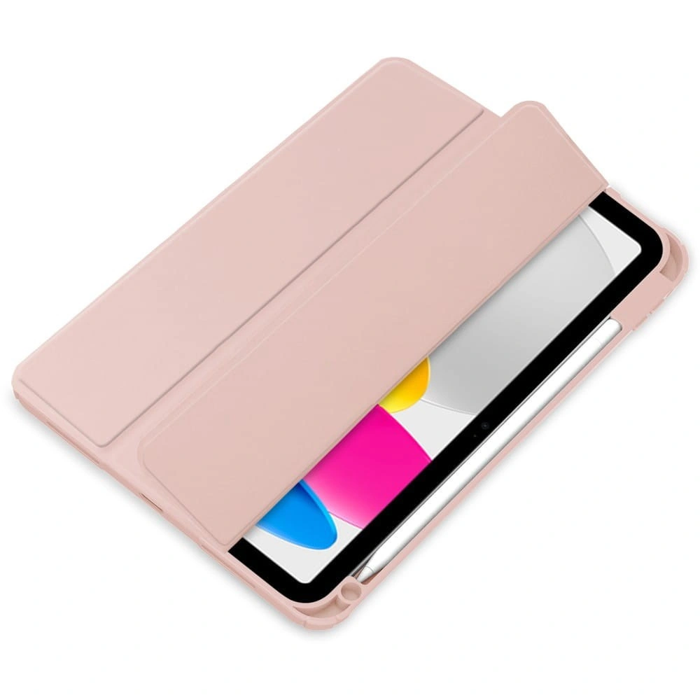 Kryt Bizon Case Tab Clear Matt Apple iPad 10.9" 2022 / 11" 2025 rose gold