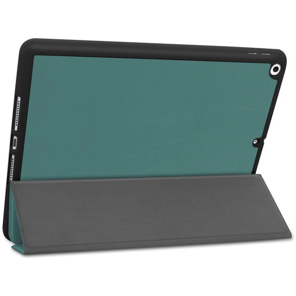 Kryt Bizon Case Tab Lizard Apple iPad 9/8/7 10.2 2021/2020/2019 dark green