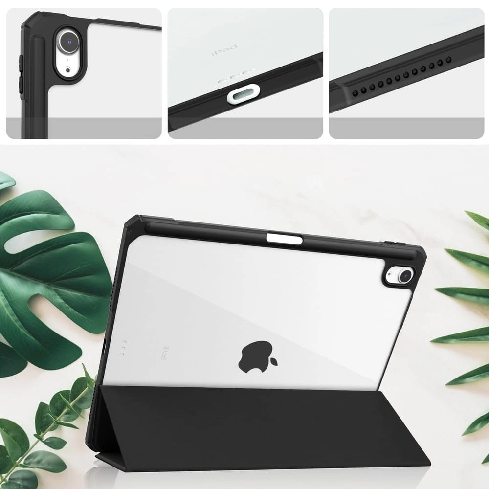 Kryt Bizon Case Tab Clear Matt Apple iPad Air 6 / Air 5 / Air 4 / iPad Pro 11 2018 black