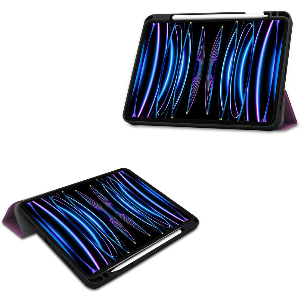 Kryt Bizon Case Tab Lizard Apple iPad Pro 11 2022/2021/2020/2018 dark purple
