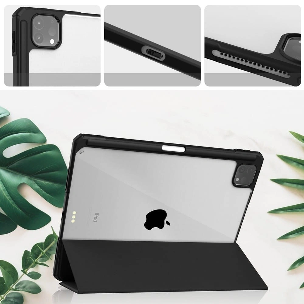 Kryt Bizon Case Tab Clear Matt Apple iPad Pro 11 2022/2021/2020/2018 black