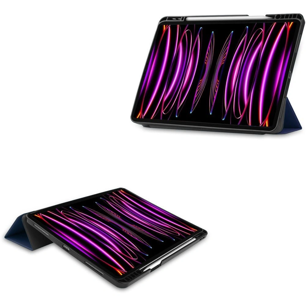 Kryt Bizon Case Tab Lizard Apple iPad Pro 12.9 2022/2021/2020/2018 navy blue