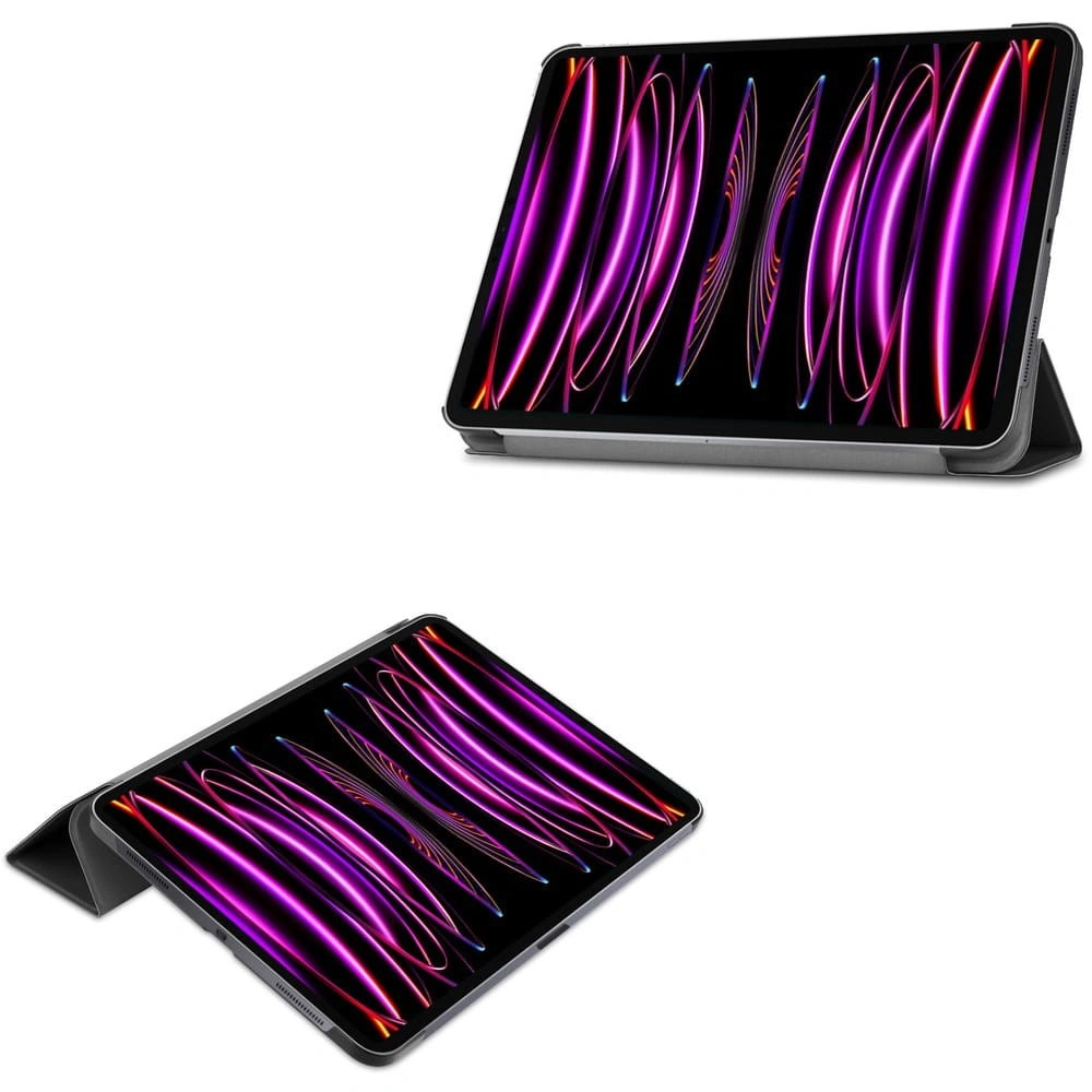 Kryt Bizon Case Tab Croc Apple iPad Pro 12.9 2022/2021/2020/2018 black
