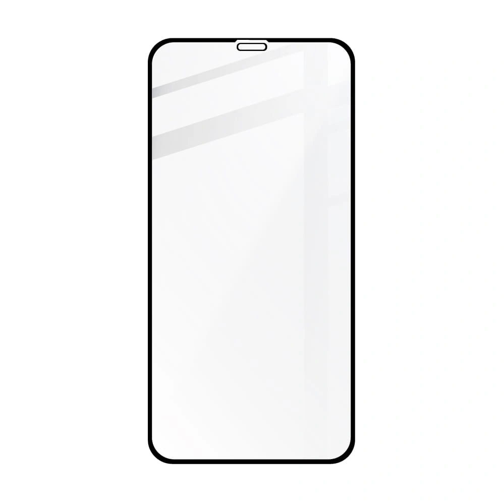 Ochranné sklo Bizon Glass Edge CF tempered glass - [2 PACK] + lens protection Apple iPhone 11 black