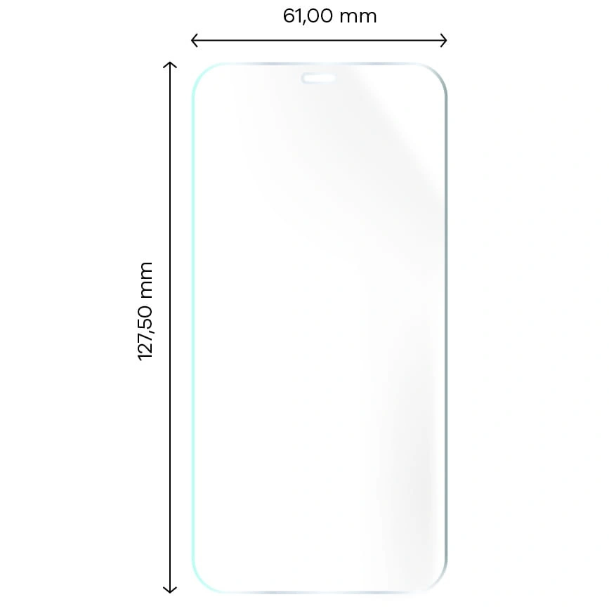 Ochranné sklo Bizon Glass Hydrogel Apple iPhone 12 Mini [2 PACK]