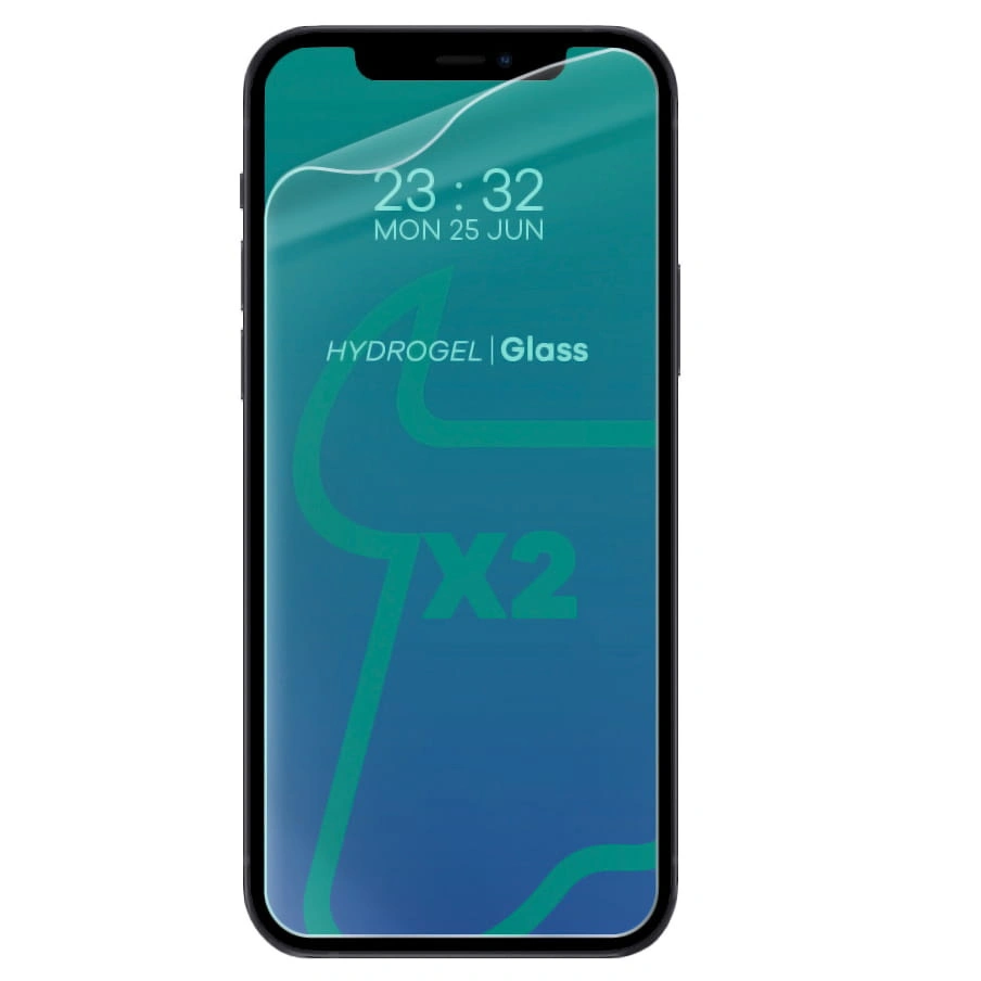Ochranné sklo Bizon Glass Hydrogel Apple iPhone 12 / 12 Pro [2 PACK]