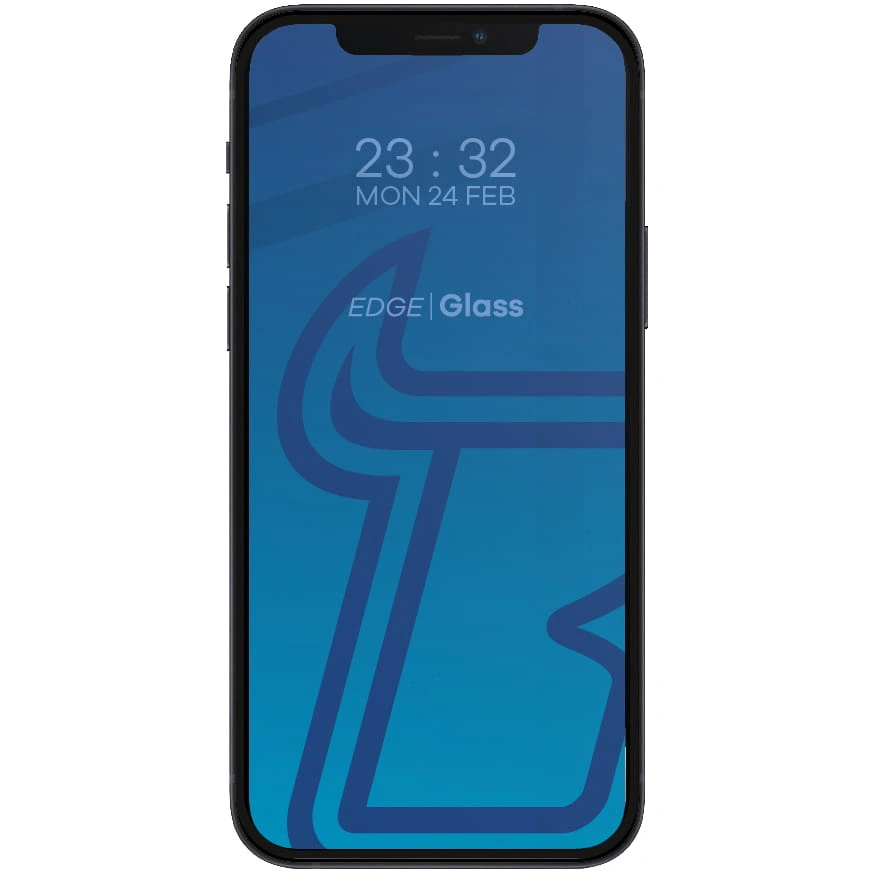 Ochranné sklo Bizon Glass Edge Apple iPhone 12 / 12 Pro black