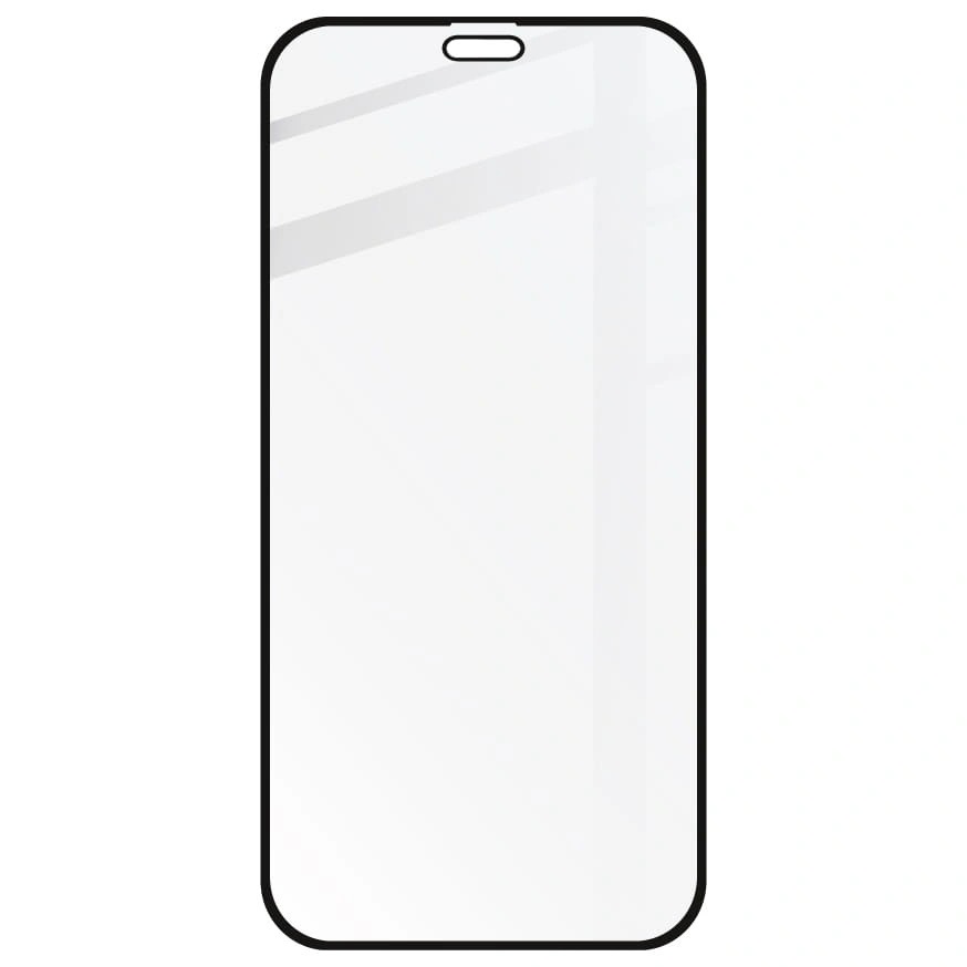 Ochranné sklo Bizon Glass Edge Apple iPhone 12 / 12 Pro black