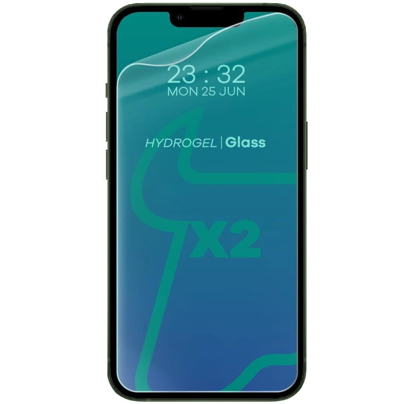 Ochranné sklo Bizon Glass Hydrogel Apple iPhone 13 Mini [2 PACK]