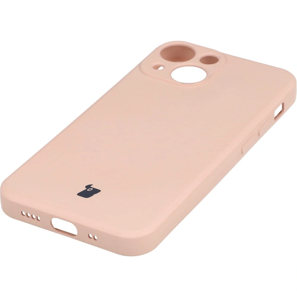Kryt Bizon Case Silicone Apple iPhone 13 Mini light pink