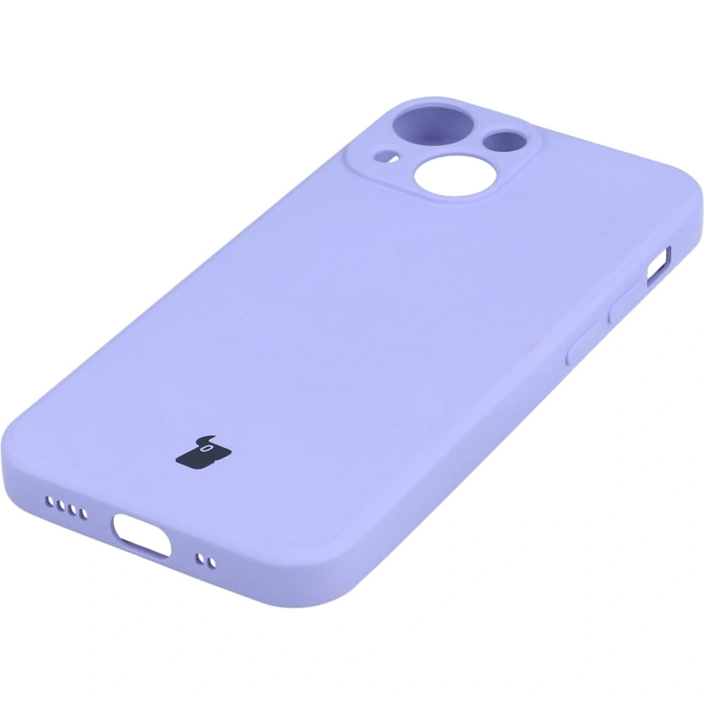 Kryt Bizon Case Silicone Apple iPhone 13 Mini purple