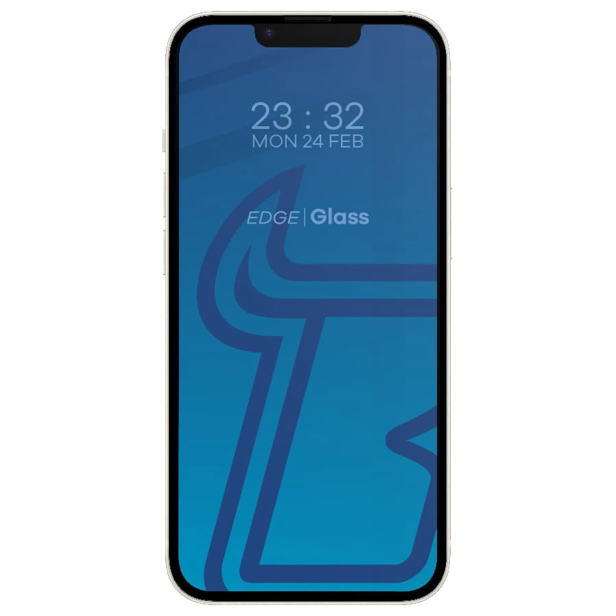 Ochranné sklo Bizon Glass Edge 2 Apple iPhone 14 / 13 / 13 Pro black