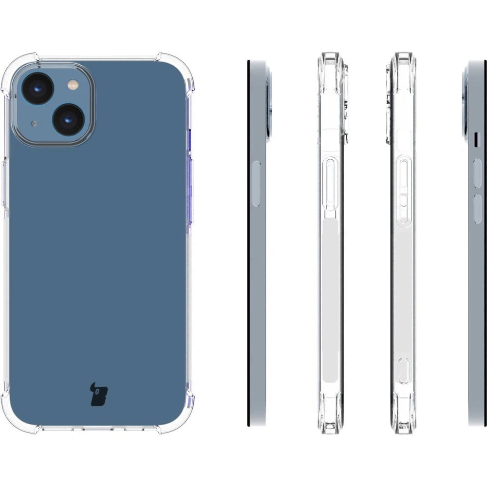 Kryt Bizon Case Clear Pack case + 2x screen glass + lens glass Apple iPhone 14 clear