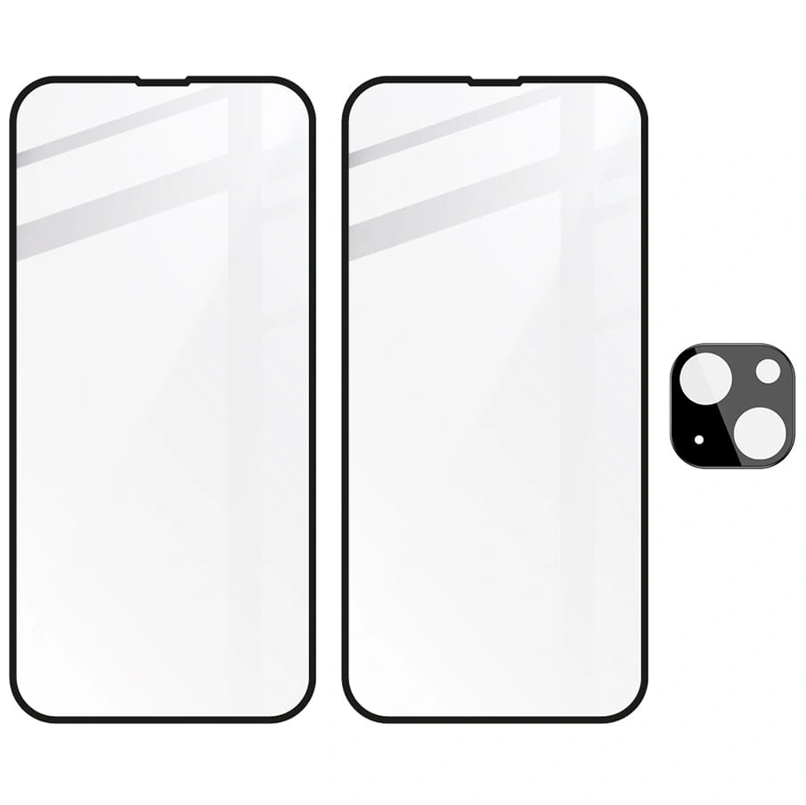 Kryt BIZON 2x screen glass + camera glass Apple iPhone 14 Plus