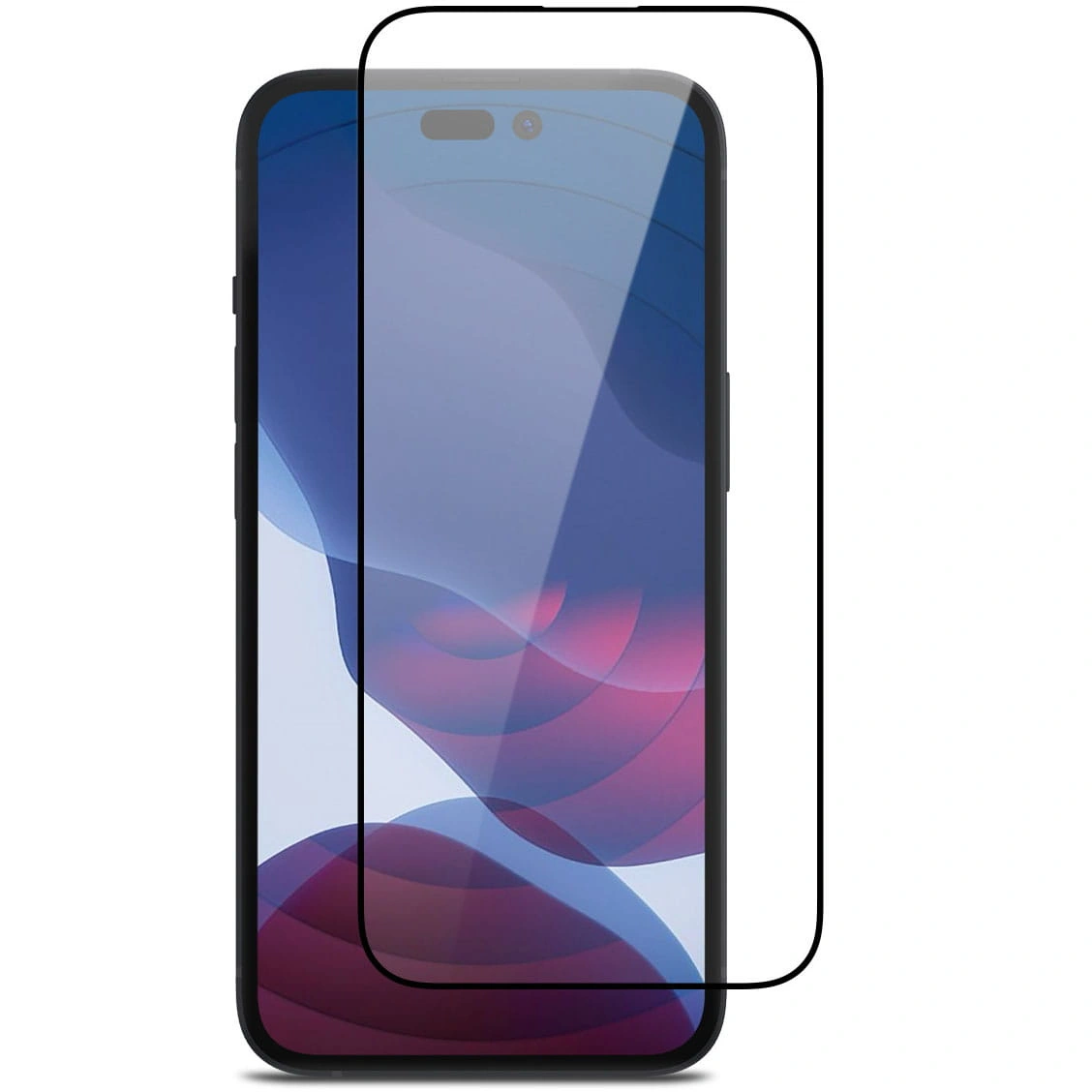 Ochranné sklo Bizon Glass Edge 2 Apple iPhone 14 Pro Max black
