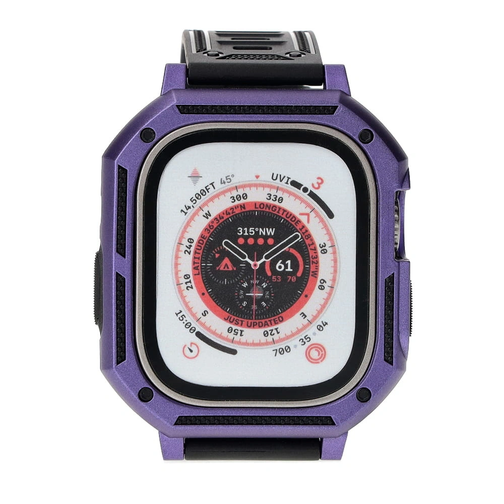 Kryt Bizon Strap + Case Watch Armor Apple Watch Ultra 49mm purple