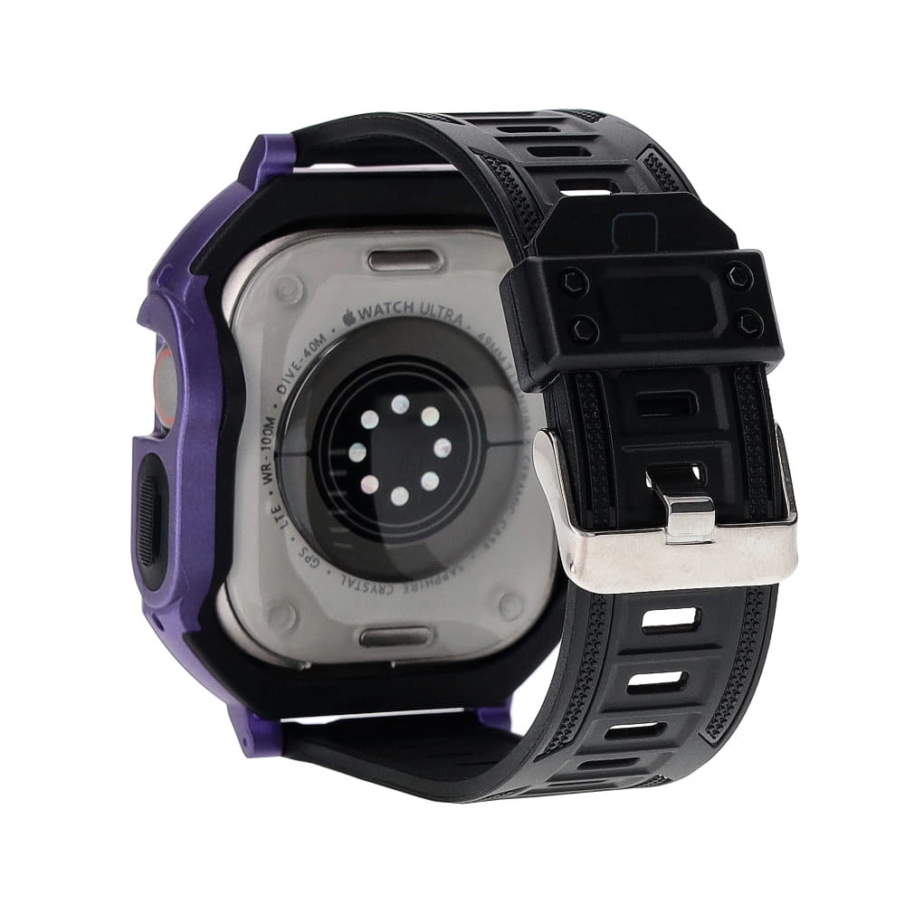 Kryt Bizon Strap + Case Watch Armor Apple Watch Ultra 49mm purple