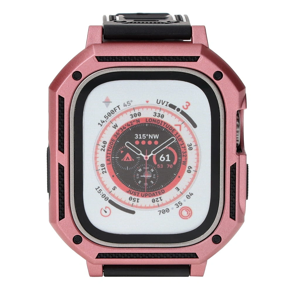 Kryt Bizon Strap + Case Watch Armor Apple Watch Ultra 49mm light pink