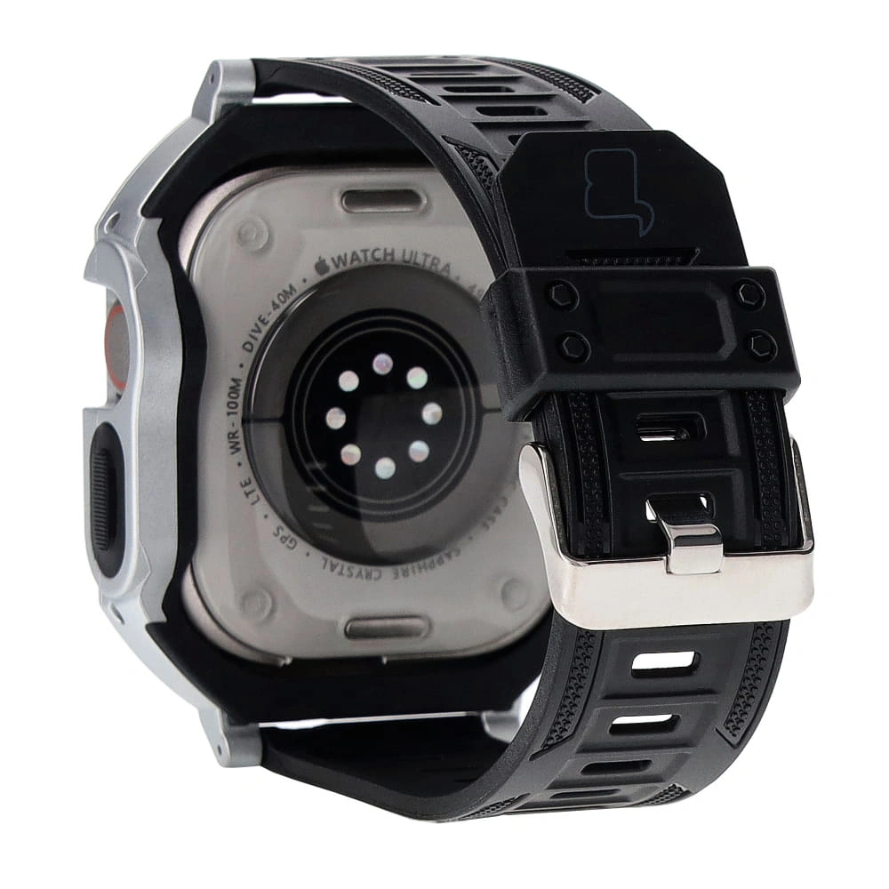 Kryt Bizon Strap + Case Watch Armor Apple Watch Ultra 49mm silver