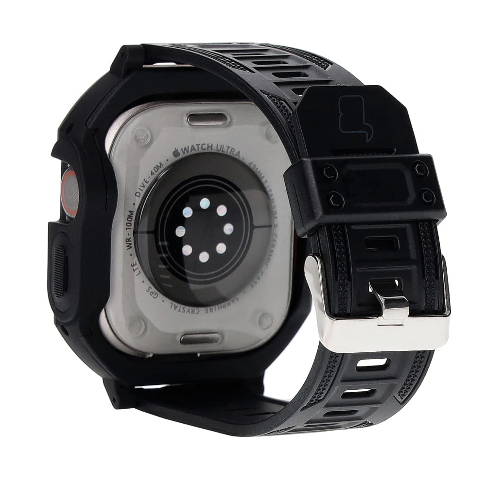 Bizon Strap + Case Watch Armor Apple Watch Ultra 49mm black