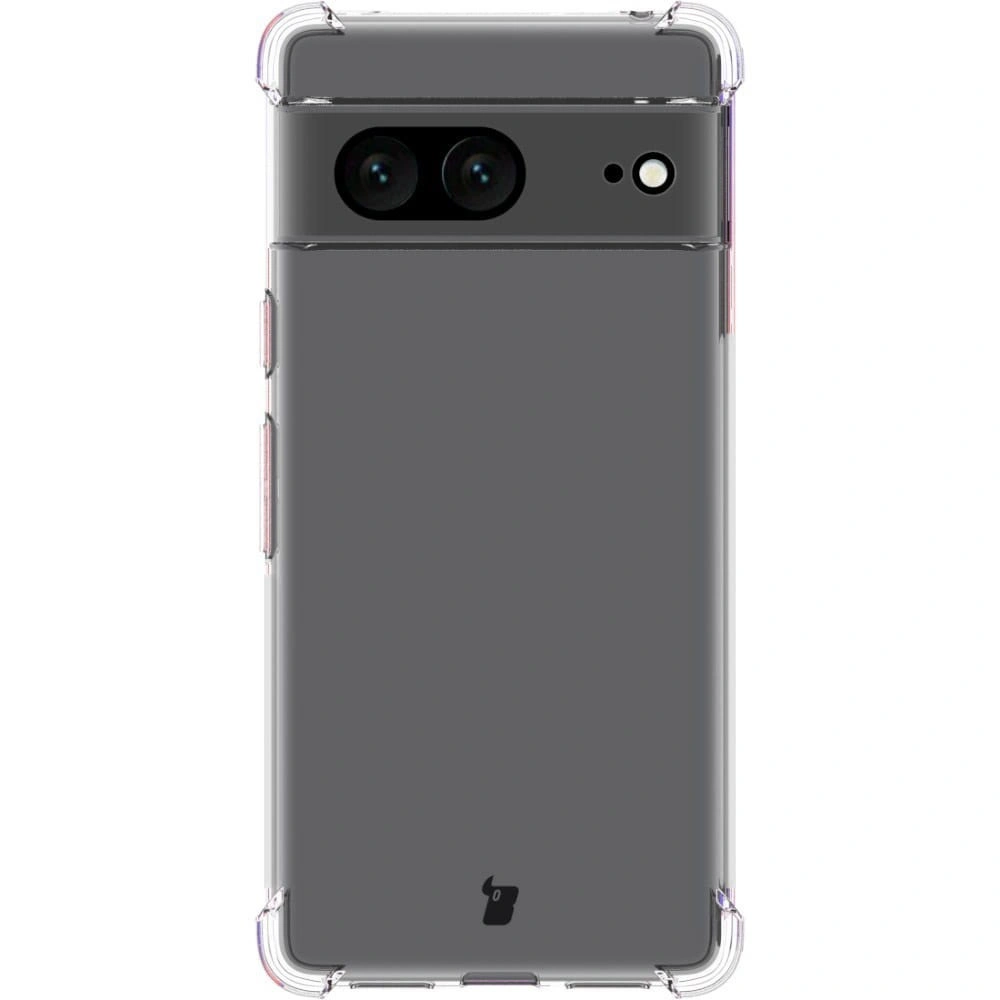 Kryt Bizon Case Clear Pack case + 2x screen glass Google Pixel 7 clear
