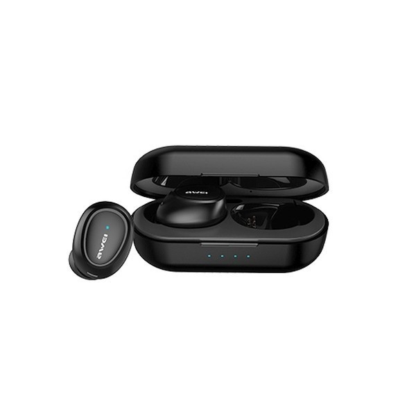 Sluchátka AWEI Wireless In-Ear Bluetooth 5.0 T16 TWS black