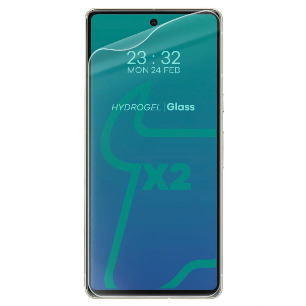 Ochranné sklo Bizon Glass Hydrogel Pixel 7 Pro [2 PACK]