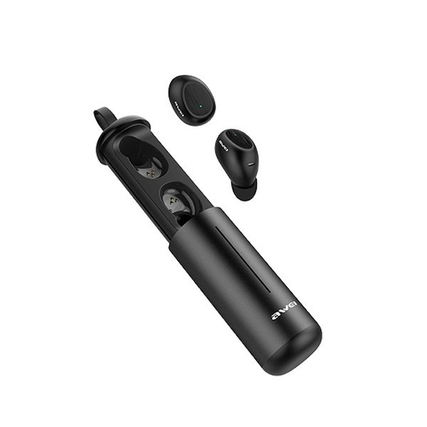 Sluchátka AWEI Wireless In-Ear Bluetooth 5.0 T55 TWS black