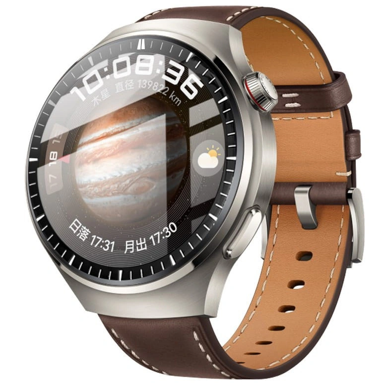Ochranné sklo Bizon Glass Watch Edge Hybrid Huawei Watch 4 Pro / 4 Pro Space Edition black