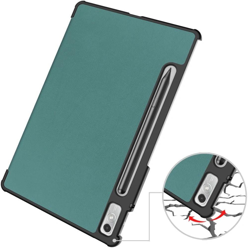 Kryt Bizon Case Tab Croc Lenovo Xiaoxin Pad Pro 2022 / P11 Pro Gen 2 dark green